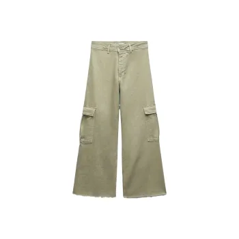 ZARA Jeans Women's Khaki