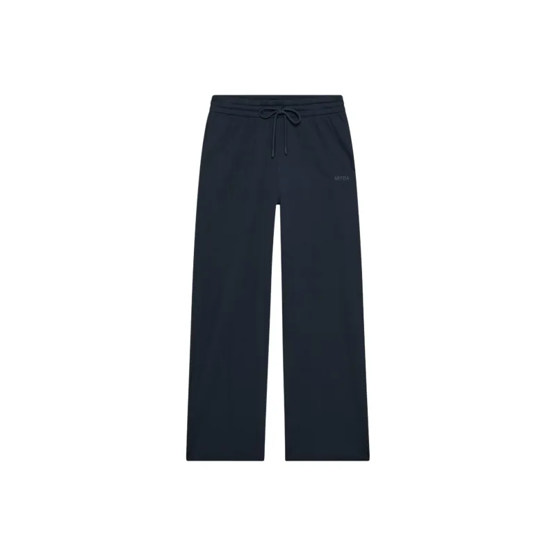 ARITZIA Terry Sweatfleece Boyfriend Wide Sweatpant Knitted Sports Pants Women's Admiral/Admiral Color-0