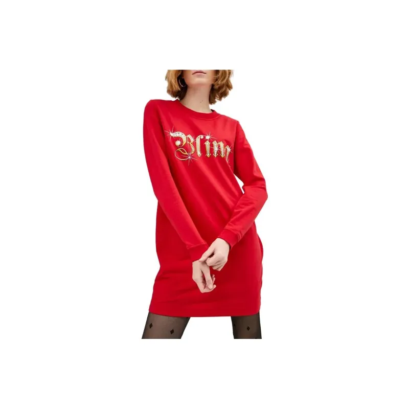 LOVE MOSCHINO Long Sleeved Dresses Women's Red-0