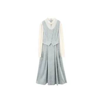 A Paradise For Awakening Long Sleeved Dress Women's Blue