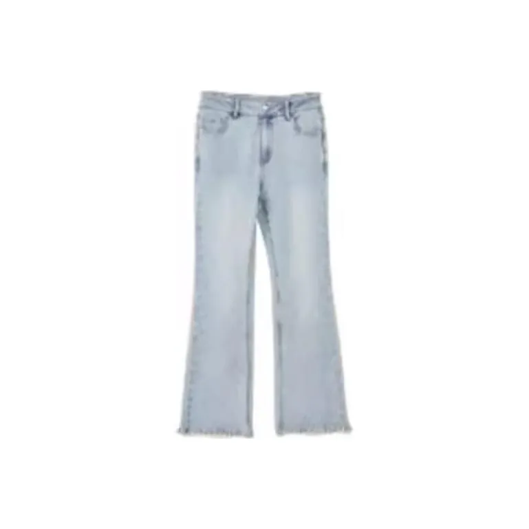 XIANGYING Jeans Women's Denim Blue-0