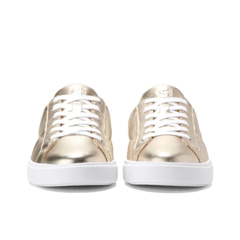 COLE HAAN GRAND CROSSCOURT Collection Low Top Skateboard Shoes Women's Gold-3