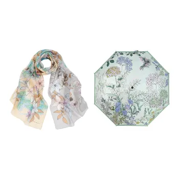 MARJAKURKI Mulberry Silk Scarves Women's