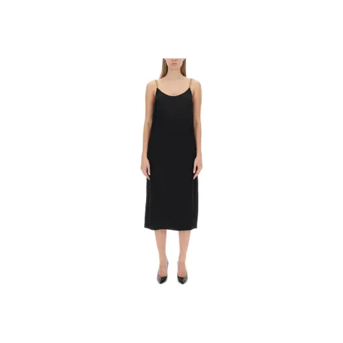 MICHAEL KORS Chain link Crepe Midi Dress