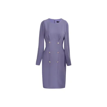 ROEYSHOUSE Long Sleeved Dresses Women's Purple