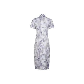 MISSSHINE Short Sleeved Dresses Women's Taro Purple