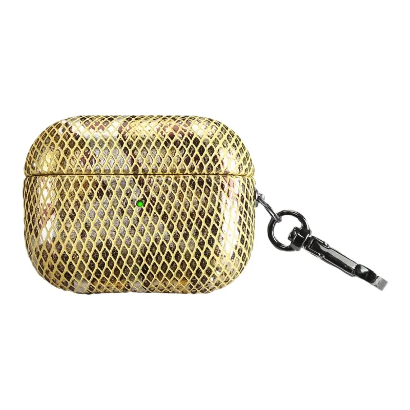 Baohuguang Compatibility Apple AirPods 1/2/3/4/Pro/Pro 2 PC Fashion Minimalist Style Snakeskin Print Headphone Cases-12
