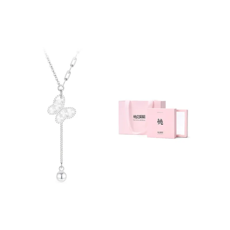 TAOHUAZHAOZHAO S925 Silver Necklaces Women's-5