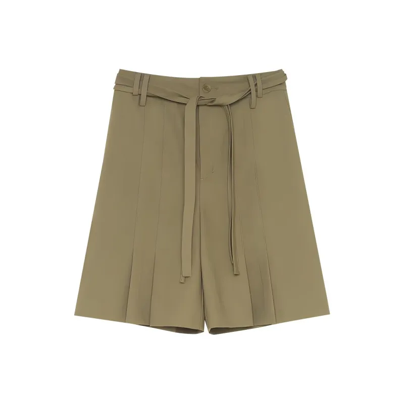 BLUEerror Casual Shorts Women's Burnt Tea Brown-0
