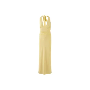 Tiger Mist LENORA LACE DRESS Slip Dresses Women's Yellow