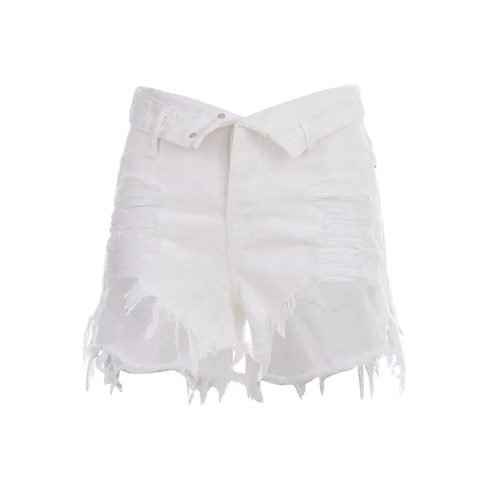 Alexander Wang Denim Shorts Women's White-0
