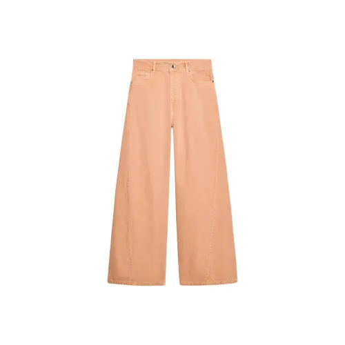 ZARA ZW Series Jeans Women's Orange