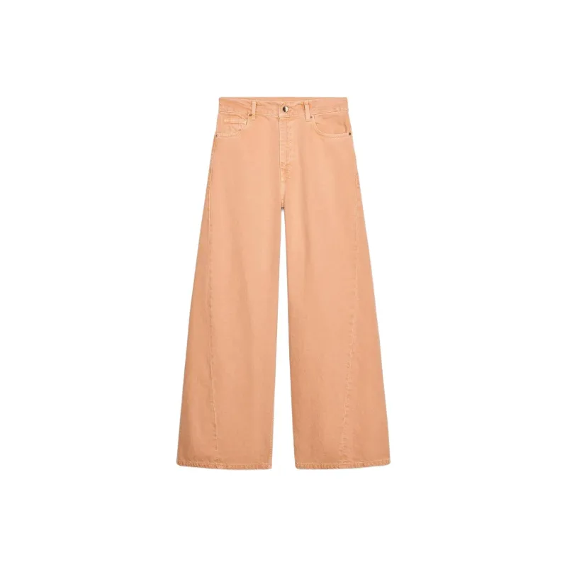 ZARA ZW Series Jeans Women's Orange-0