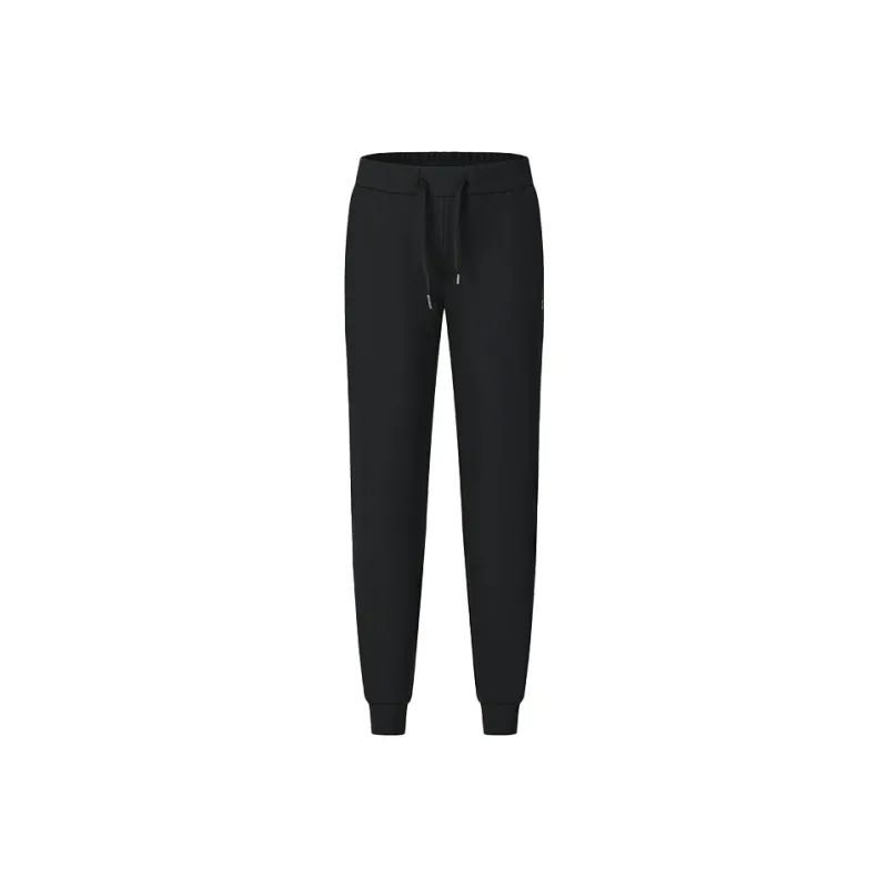 FILA Knitted Sports Pants Women's Pitch Black-0