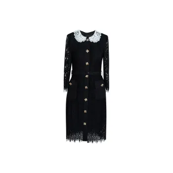 ROEYSHOUSE Long-Sleeved Dresses Women's Black
