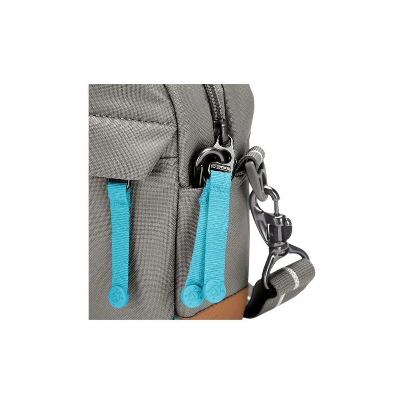 PACSAFE Recycled Polyester Shoulder Bag Unisex Gray-8