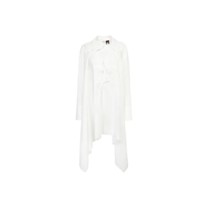 LOEWE Paula's Ibiza Tunic Dress 'Natural White'-0