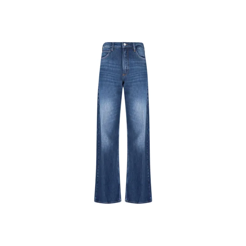 FRAME High Waist Wide Leg Jeans-0