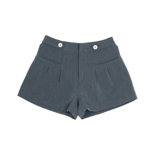 A21 Casual Shorts Women's Dark Gray Blue