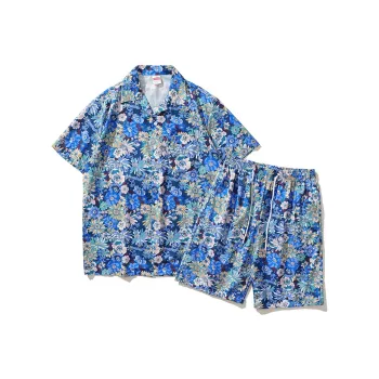 ROBINHOOD Shirt Matching Set Women's Blue