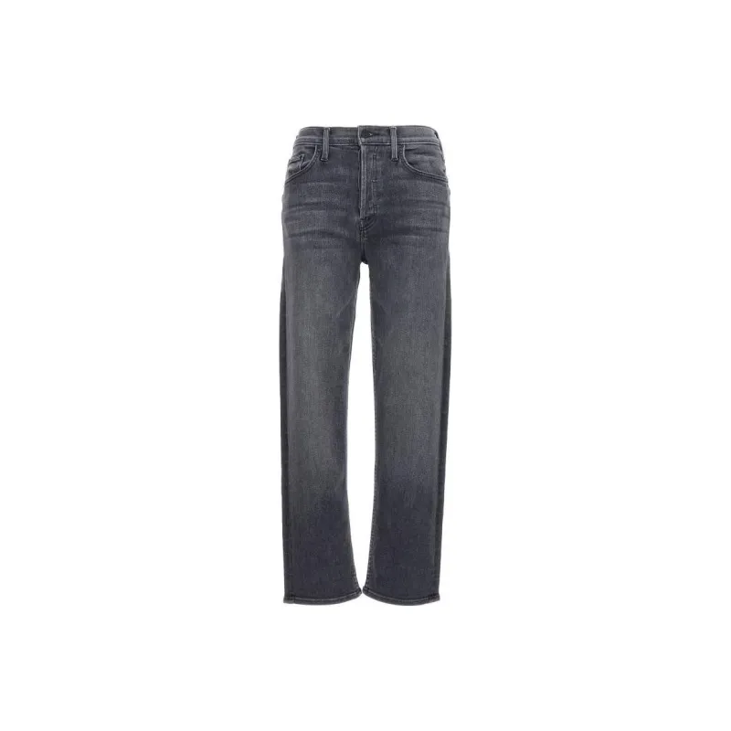 MOTHER The Tomcat High Waist Cropped Jeans-0