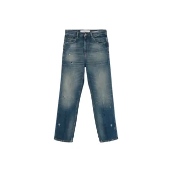 Golden Goose Straight Leg Distressed Jeans