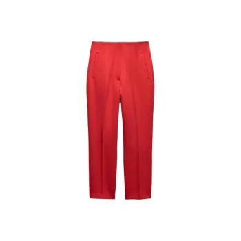 ZARA Suit Trousers Women's Red