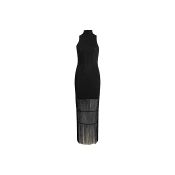 KHAITE The Zara Halterneck Maxi Dress