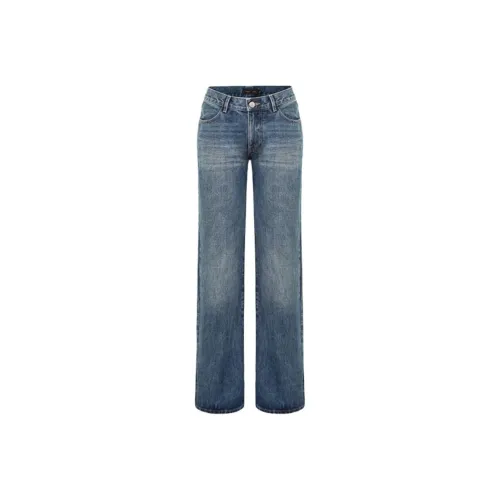 Rarely Alike Washable Bootcut Jeans Women's Classic Blue
