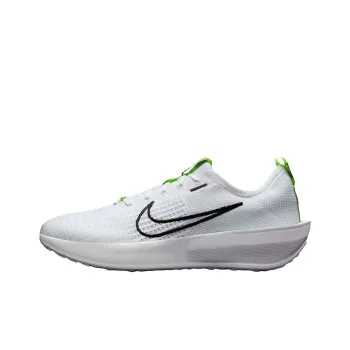 Nike Interact Run Slip Resistant And Breathable Low Top Running Shoes Men's White Black