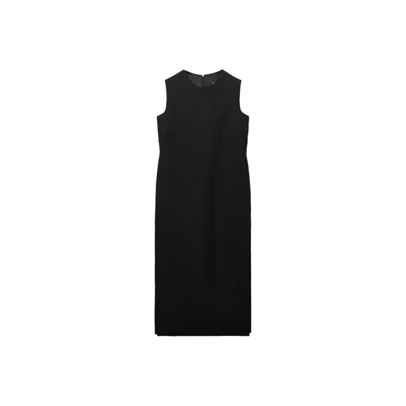 ZARA Sleeveless Dress Women's Black-0