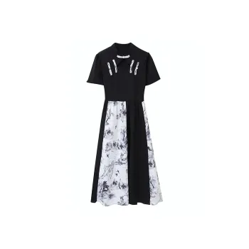JOSR Short Sleeved Dresses Women's Black