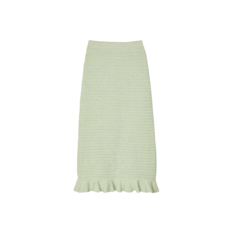 Sandro Crystal embellished Knitted Skirt-0