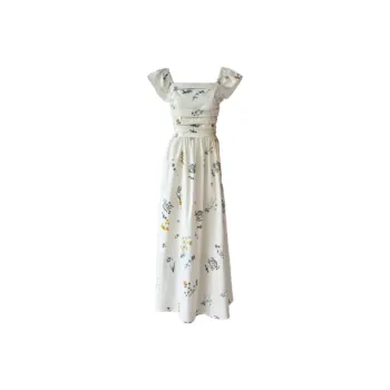 AURORA MUSE Short Sleeved Dress Women's Apricot