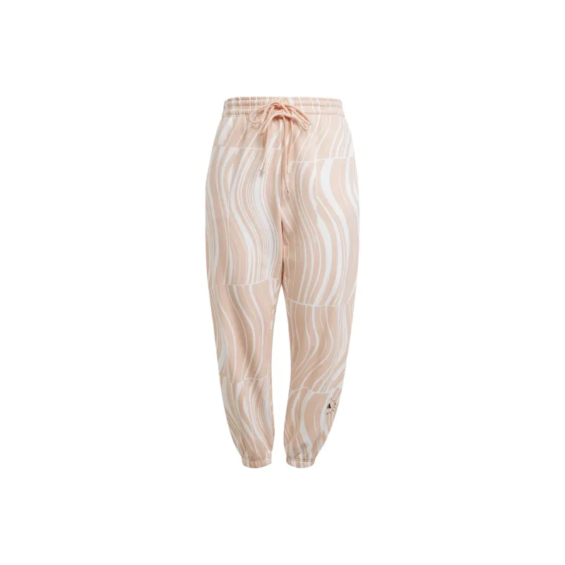 Adidas Stella McCartney Collaboration BY STELLA MCCARTNEY Knitted Sports Pants Women's Blush Pink-0