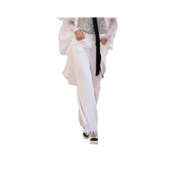CHANEL 25S Spring Summer Collection Jeans Women's White