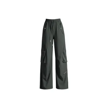 You Cow Me Pants Cargo Pants Women's Army Green