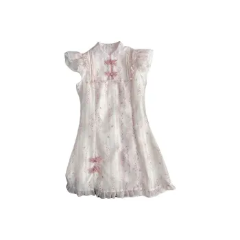 ABCMININ Short Sleeved Dress Women's Pink