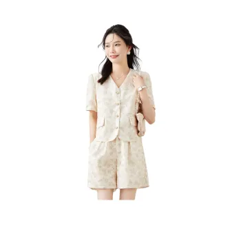 TERRE BLEUE Casual Suit Women's Apricot