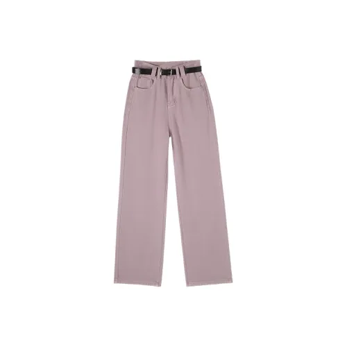 MITUAN Jeans Women's Pink Purple