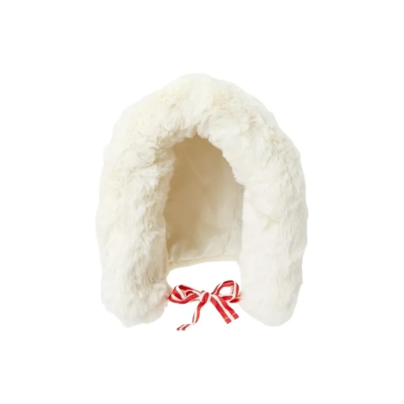 Mini Rodini Fur, Polyester Hats & Caps Kids' White-1