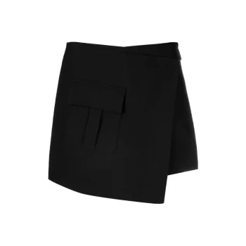 MSGM Casual Shorts Women's Obsidian Black