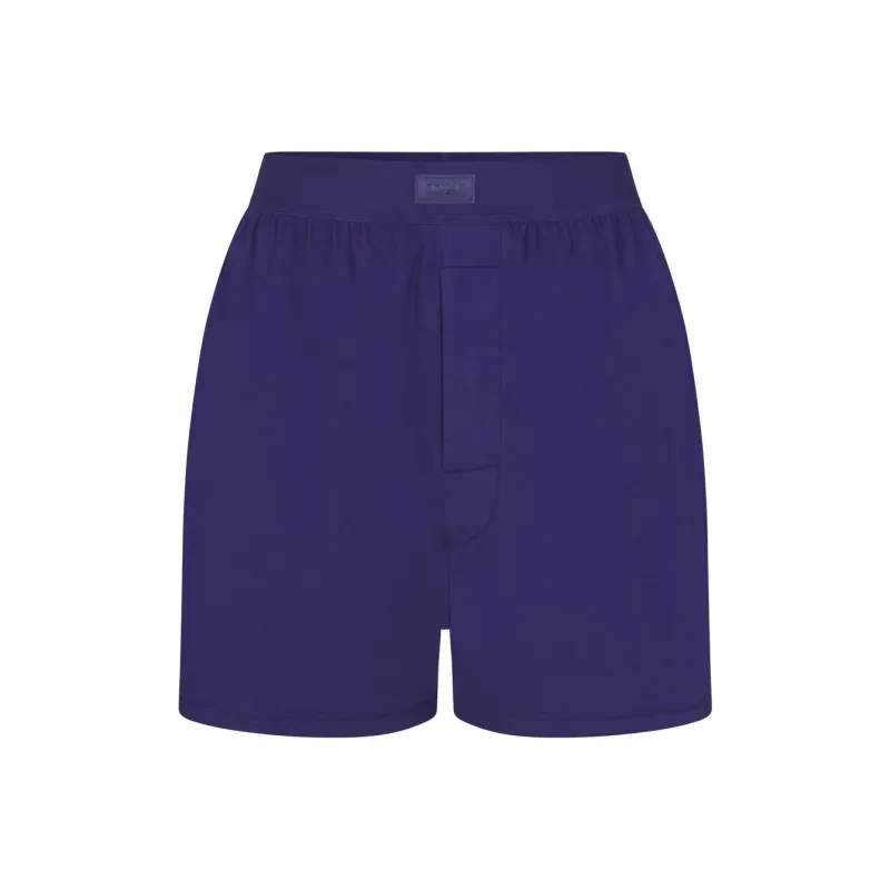 SKIMS BOYFRIEND LOOSE BOXER Casual Shorts Women's Concord/Harmony Purple-0