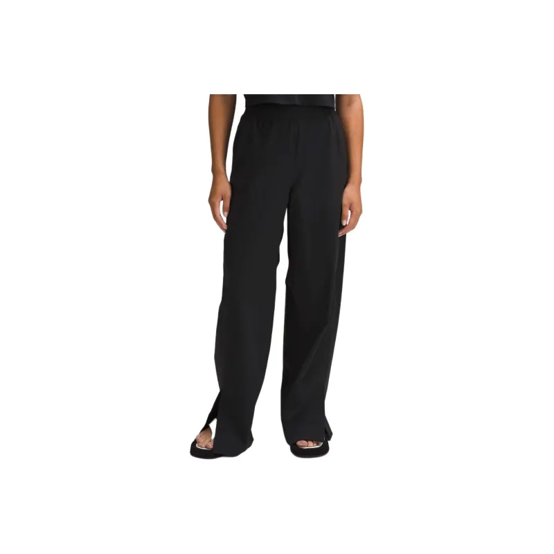 Lululemon Stretch Woven Wide Leg High Rise Pants Asia Fit Knitted Sports Pants Women's-6