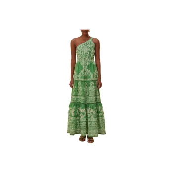 Farm Rio Delicate Tapestry Midi Dress