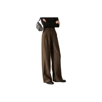 Mo Han Yi Mei Suit Trouser Women's Coffee Brown
