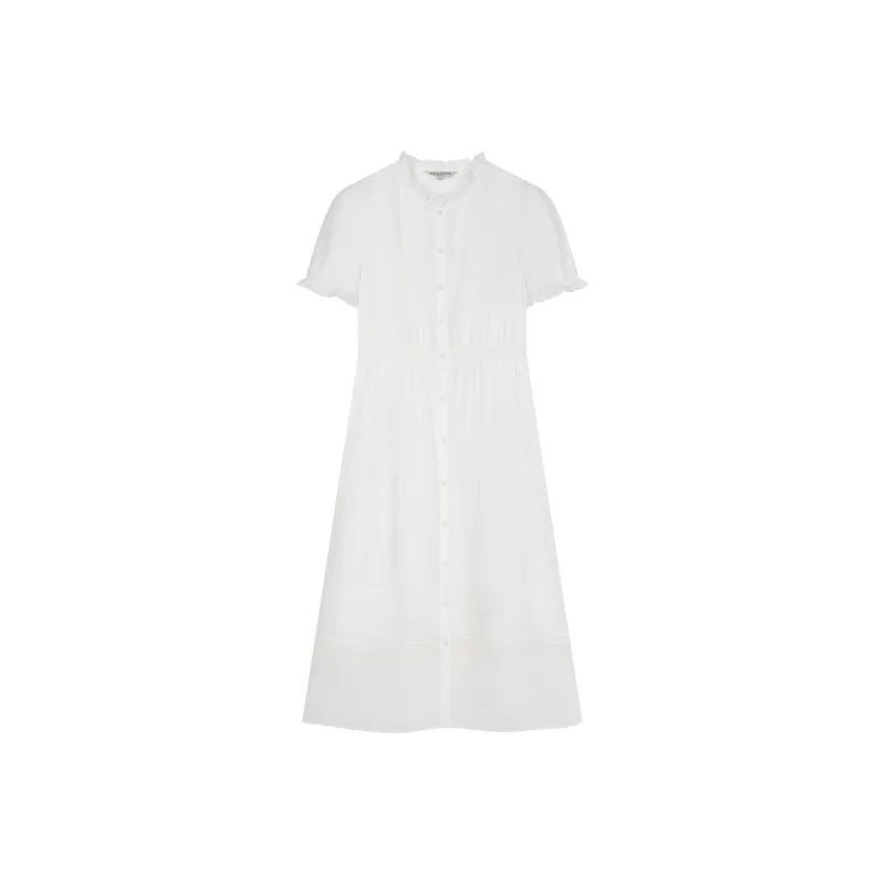 Teenie Weenie Short Sleeved Dress Women's White-0