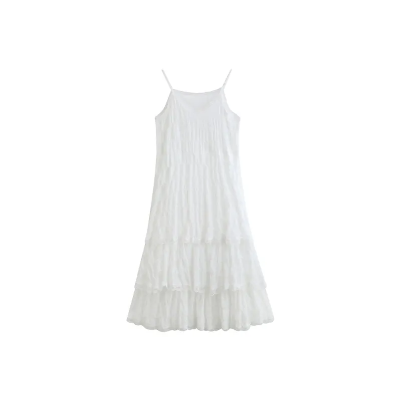 MJB Slip Dresses Women's White-0