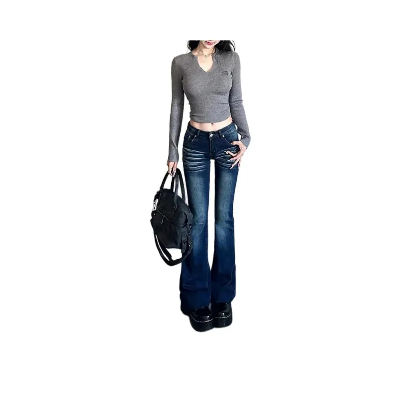 BENGEN Jeans Women's Nostalgic Blue-6