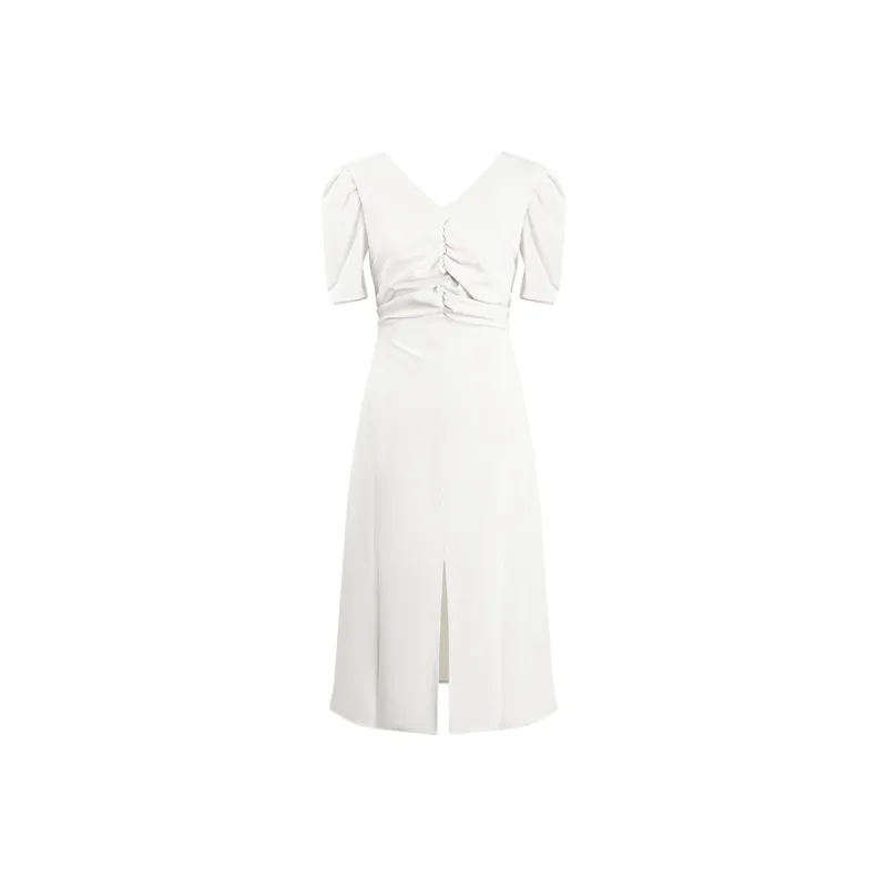 THE SEA LIFE Short Sleeved Dress Women's Camellia White-0